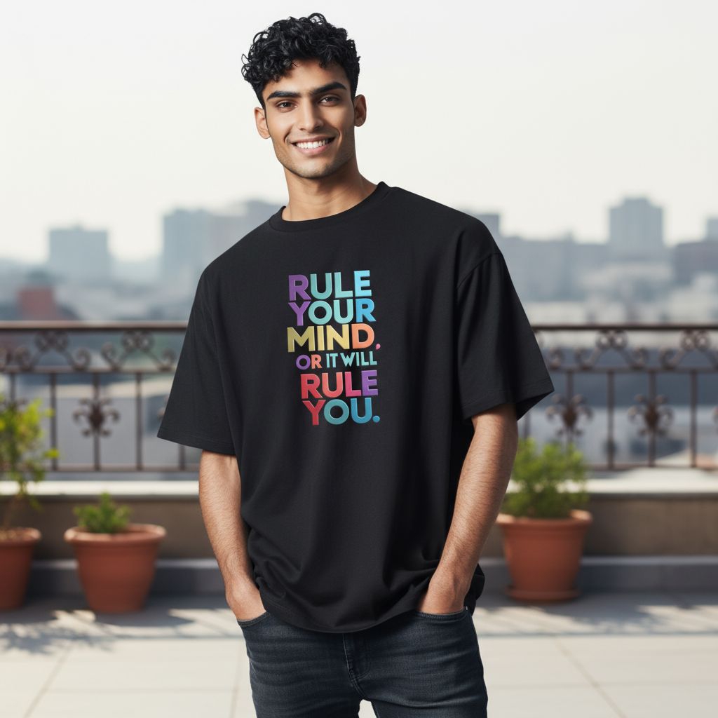 Clothaven “Rule Your Mind” Oversized Tee