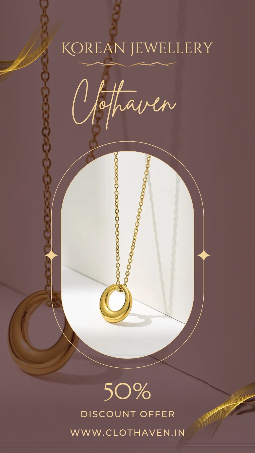 ✨ The "Orbit" Minimalist Korean Anti-Tarnish Necklace